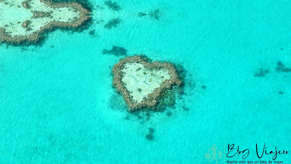 Los lugares más románticos Heart Reef, Australia