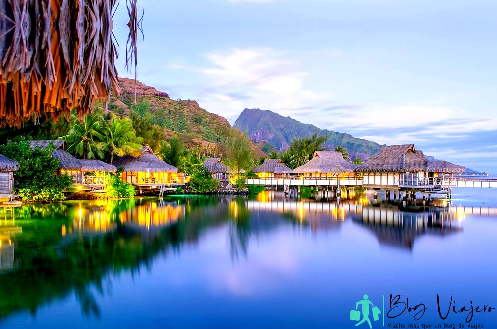 Most romantic places The bungalows in French Polynesia