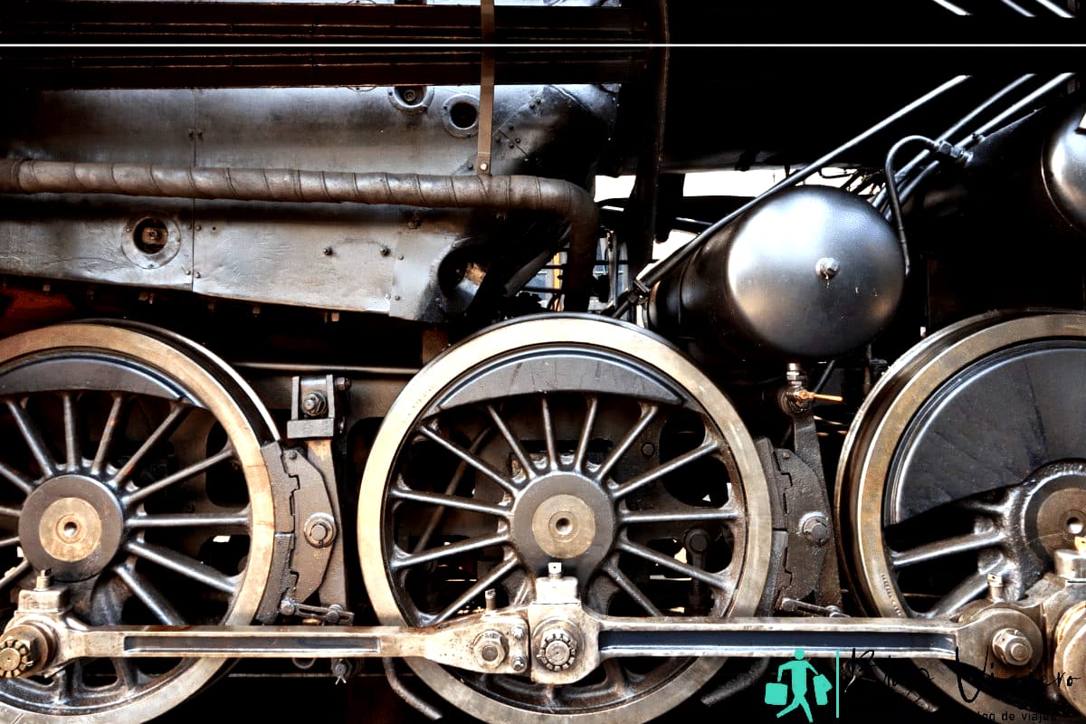 Un viejo tren de vapor locomotora de vapor