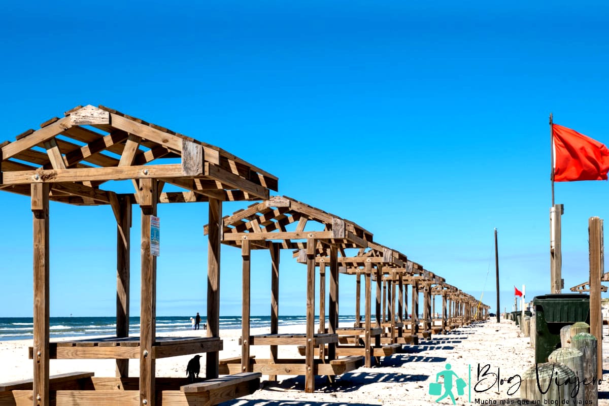 Pueblos de playa en Texas - Playa pública del Golfo de México en North Padre Island