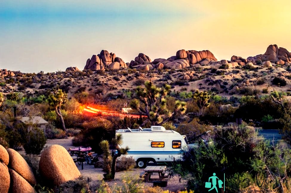 El mejor momento para visitar Joshua Tree para acampar