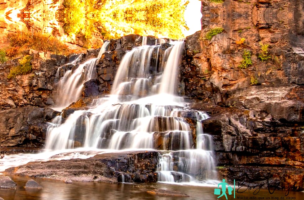 Cascadas en Duluth MN - Gooseberry Falls