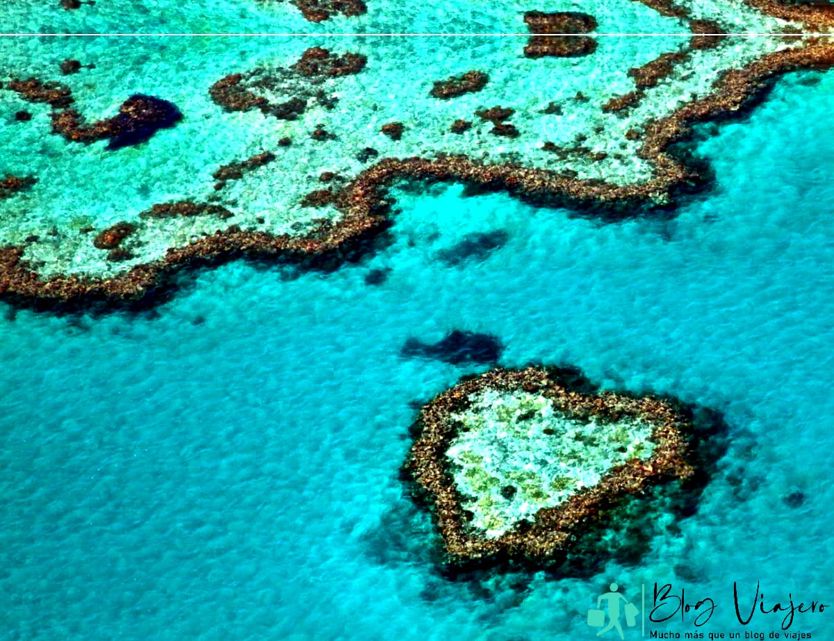 Vista aérea de la Gran Barrera de Coral