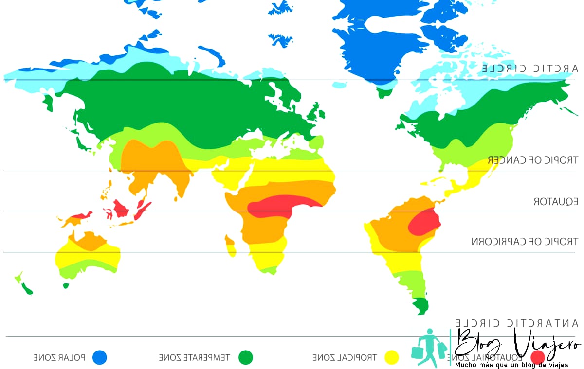 Mapa del clima mundial
