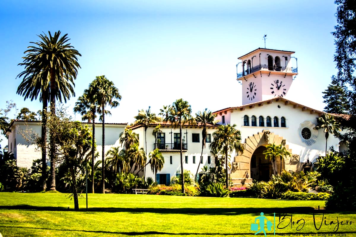 Antiguo palacio de justicia en Santa Bárbara, California