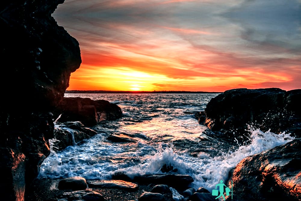 Atardecer en Jamestown Rhode Island - Cosas que hacer en Rhode Island