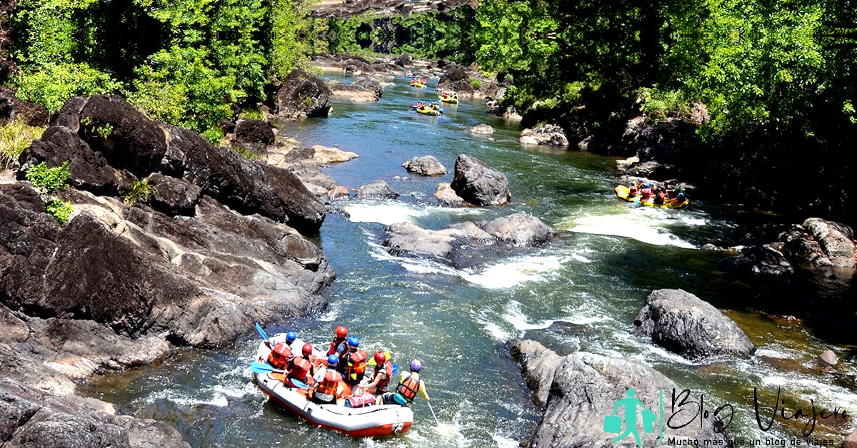 White Water Rafting at Tully River