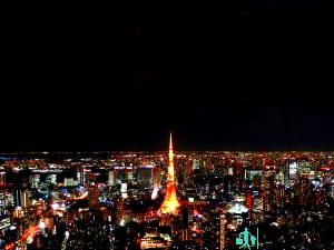 Vista de la Torre de Tokio